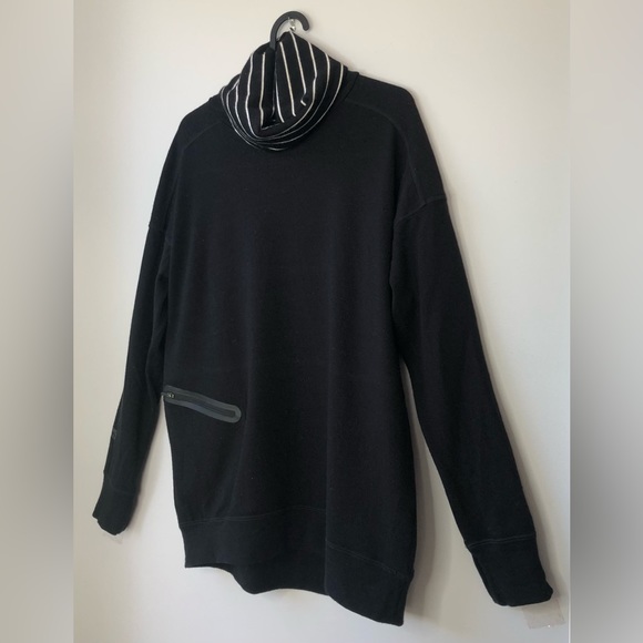 Mons Royale Womens Cortina High Neck Base Layer Pullover Top 100% Merino Wool M - Picture 4 of 13